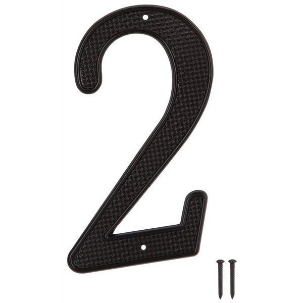 Prosource House Number 2 Black 4In N-012-PS